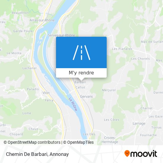 Chemin De Barbari plan
