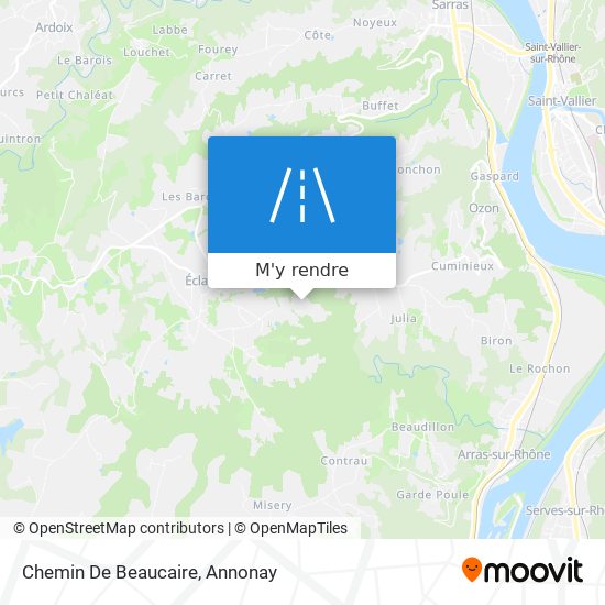 Chemin De Beaucaire plan
