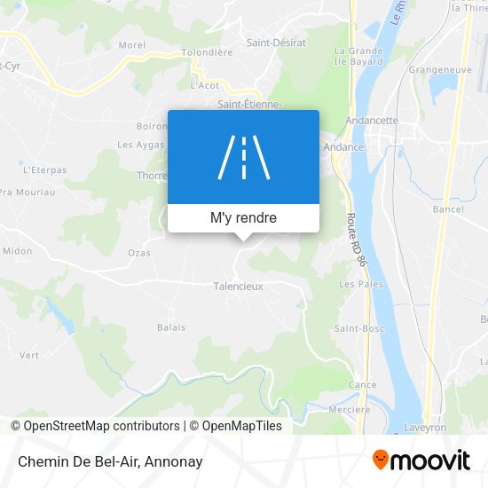 Chemin De Bel-Air plan