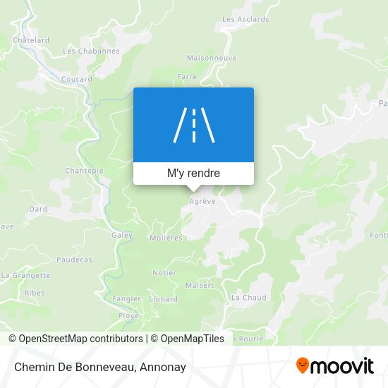 Chemin De Bonneveau plan