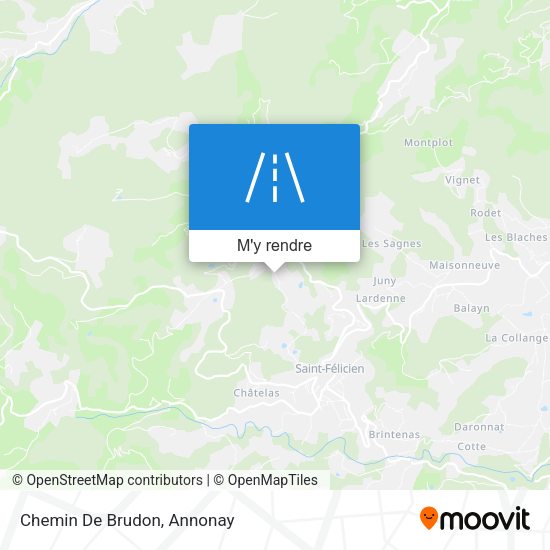 Chemin De Brudon plan