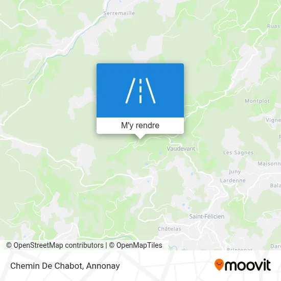 Chemin De Chabot plan