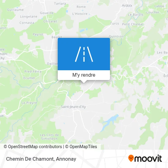 Chemin De Chamont plan