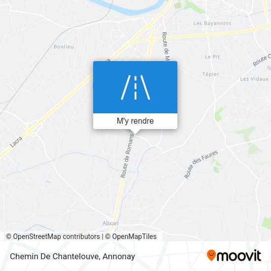 Chemin De Chantelouve plan