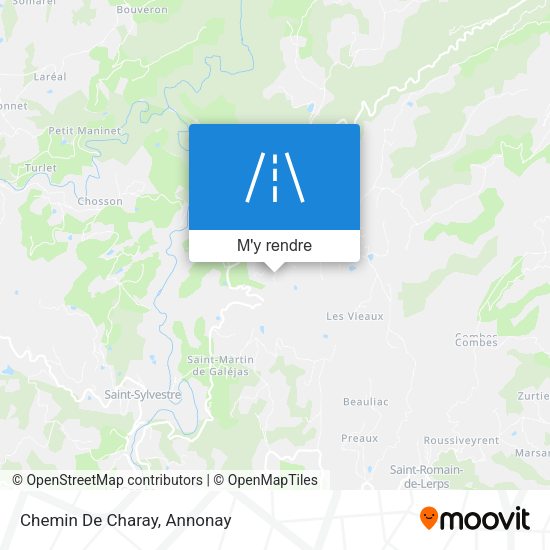 Chemin De Charay plan