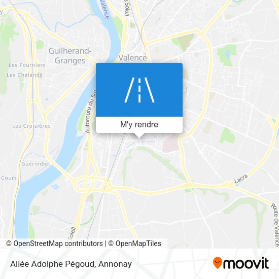 Allée Adolphe Pégoud plan