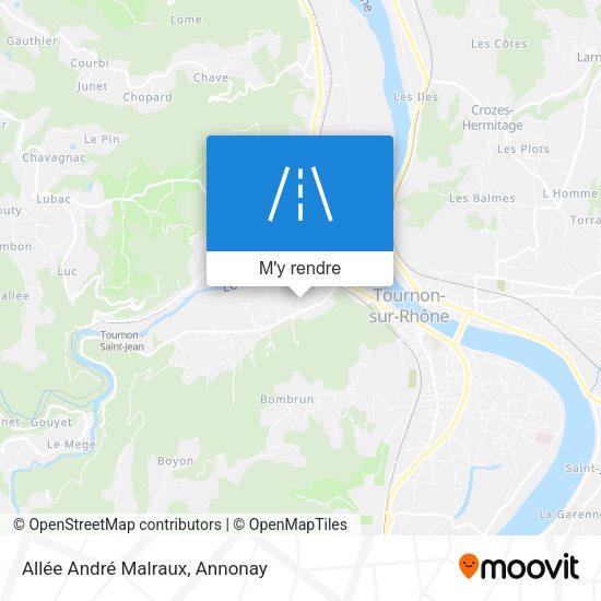 Allée André Malraux plan