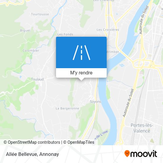Allée Bellevue plan