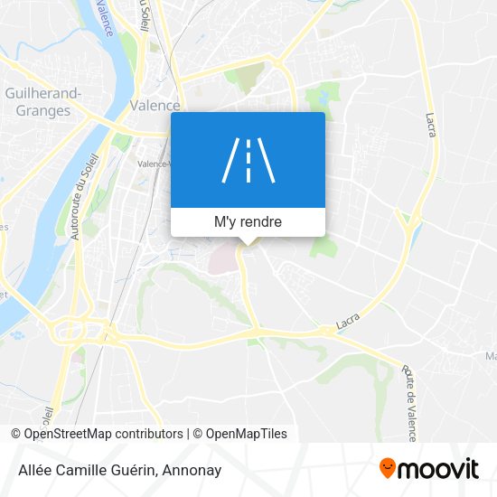 Allée Camille Guérin plan