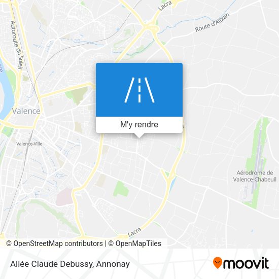 Allée Claude Debussy plan