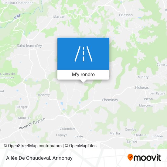Allée De Chaudeval plan