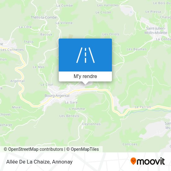Allée De La Chaize plan