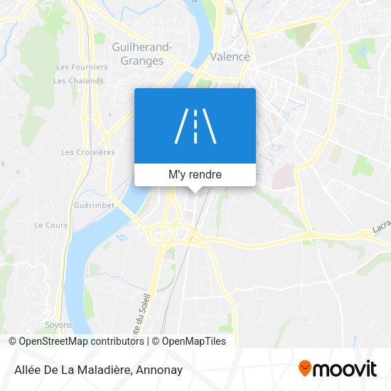 Allée De La Maladière plan