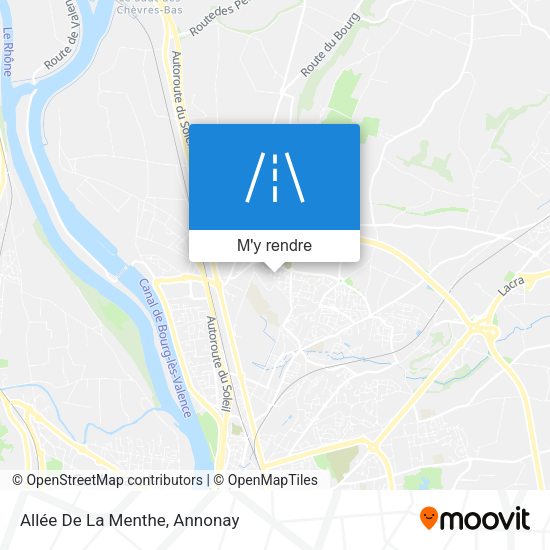 Allée De La Menthe plan