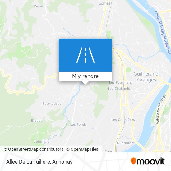 Allée De La Tuilière plan