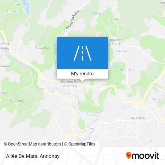 Allée De Mars plan