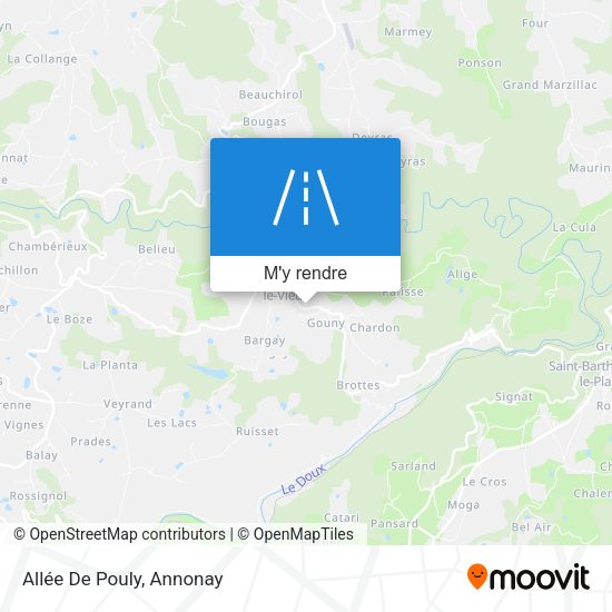 Allée De Pouly plan