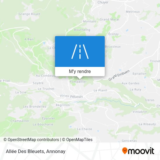 Allée Des Bleuets plan