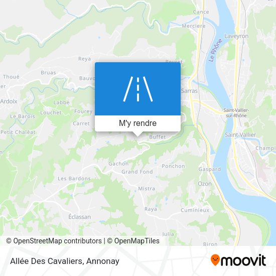 Allée Des Cavaliers plan