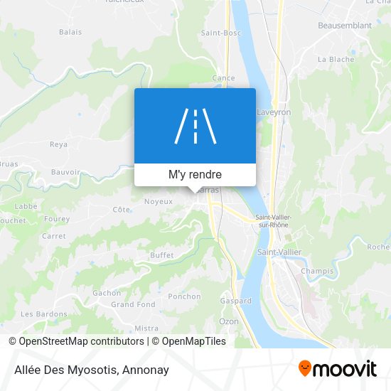 Allée Des Myosotis plan