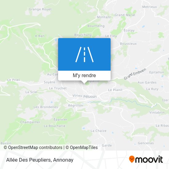 Allée Des Peupliers plan