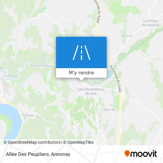 Allée Des Peupliers plan