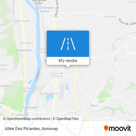 Allée Des Picardes plan