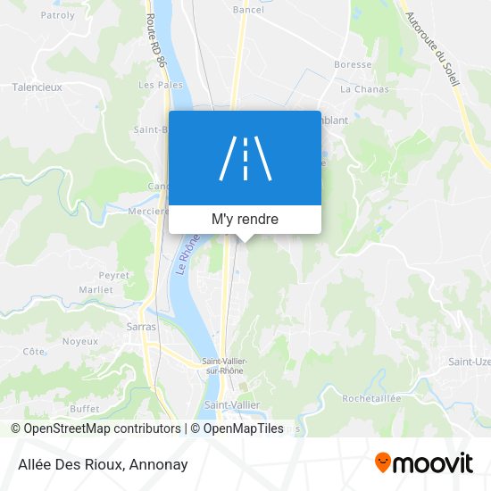 Allée Des Rioux plan