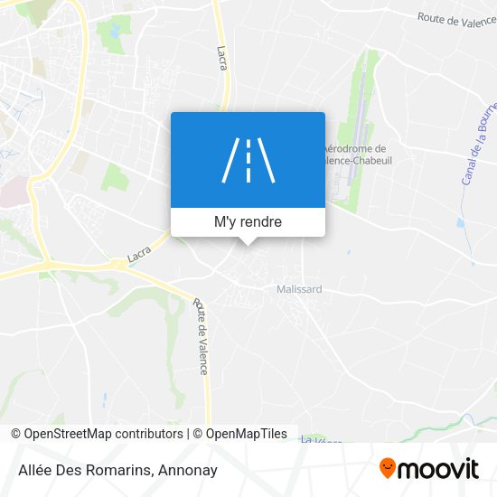 Allée Des Romarins plan