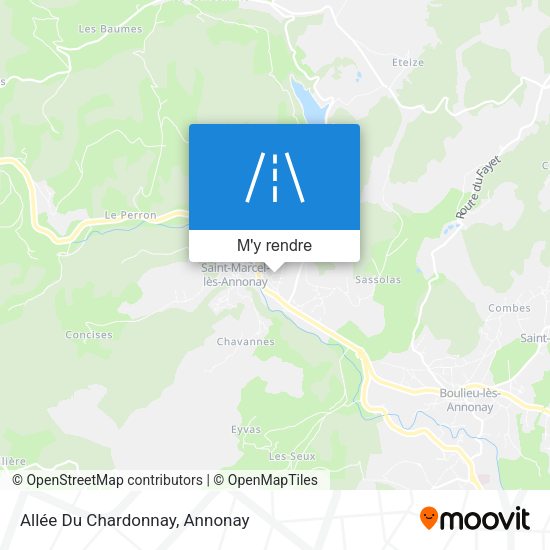 Allée Du Chardonnay plan