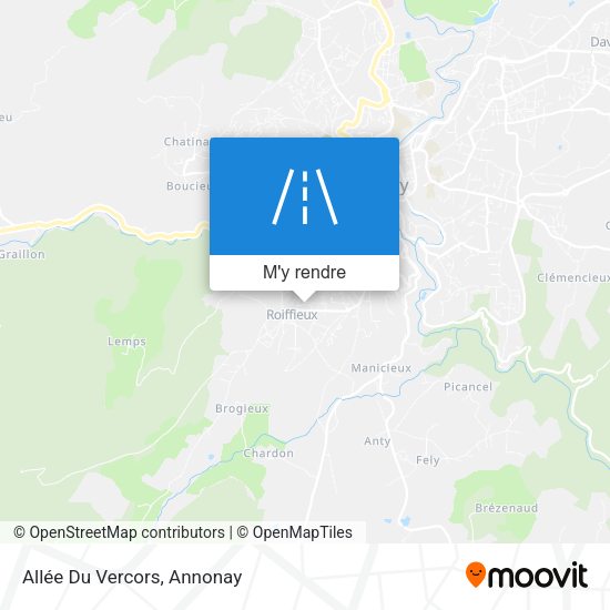 Allée Du Vercors plan