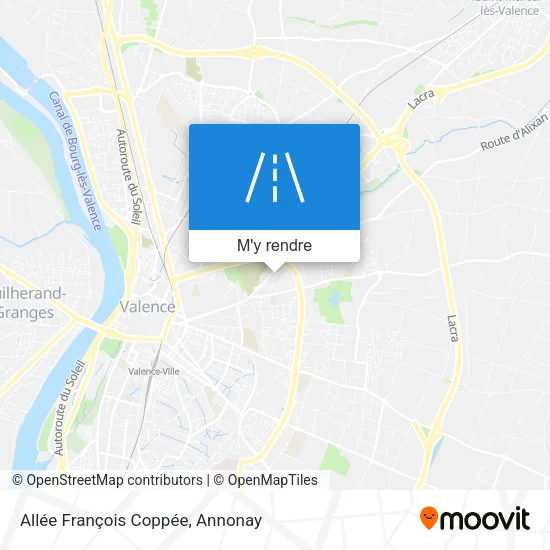 Allée François Coppée plan