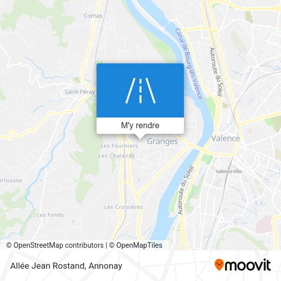 Allée Jean Rostand plan