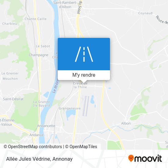 Allée Jules Védrine plan