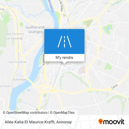 Allée Katia Et Maurice Krafft plan
