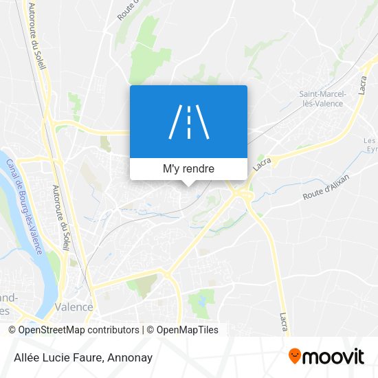 Allée Lucie Faure plan