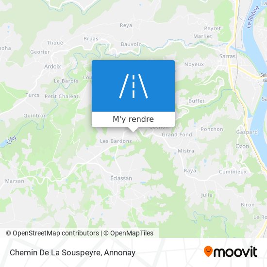 Chemin De La Souspeyre plan