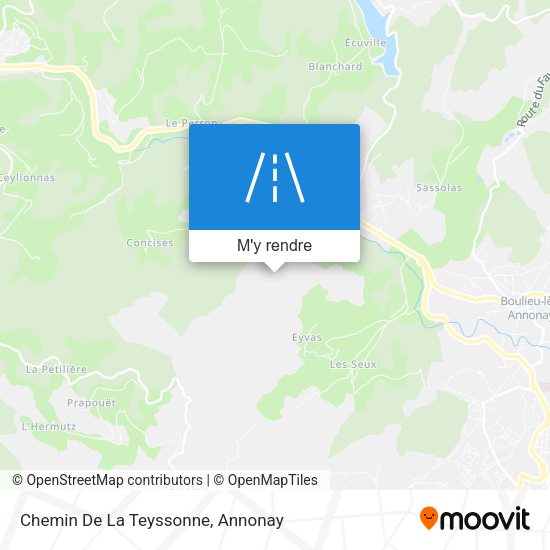 Chemin De La Teyssonne plan