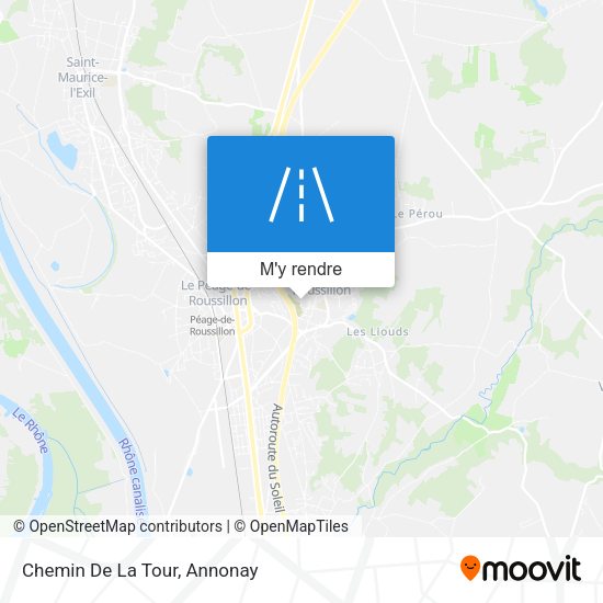 Chemin De La Tour plan