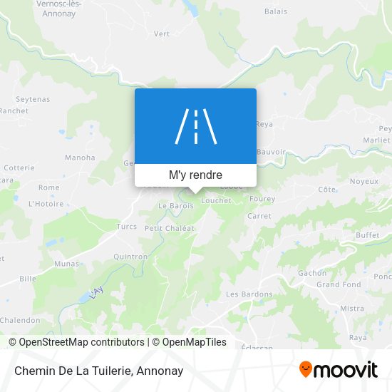 Chemin De La Tuilerie plan