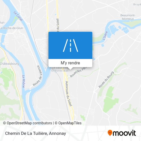 Chemin De La Tuilière plan