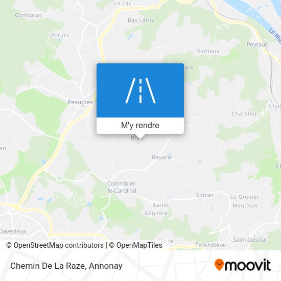 Chemin De La Raze plan