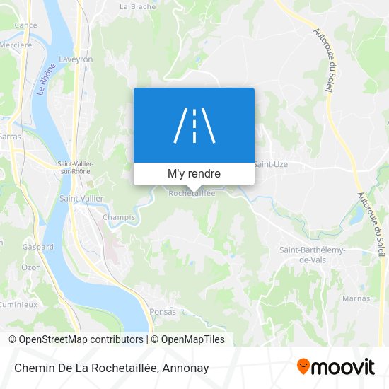 Chemin De La Rochetaillée plan