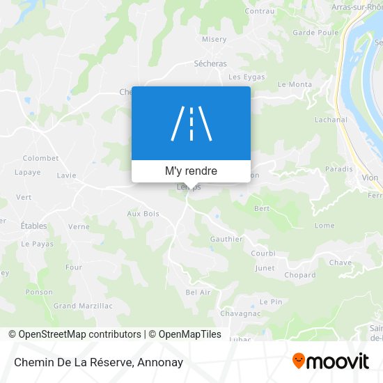 Chemin De La Réserve plan