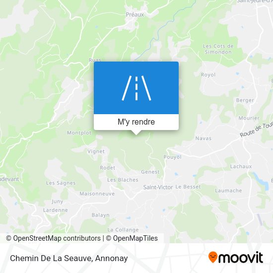 Chemin De La Seauve plan