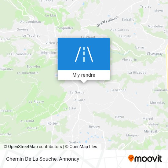 Chemin De La Souche plan