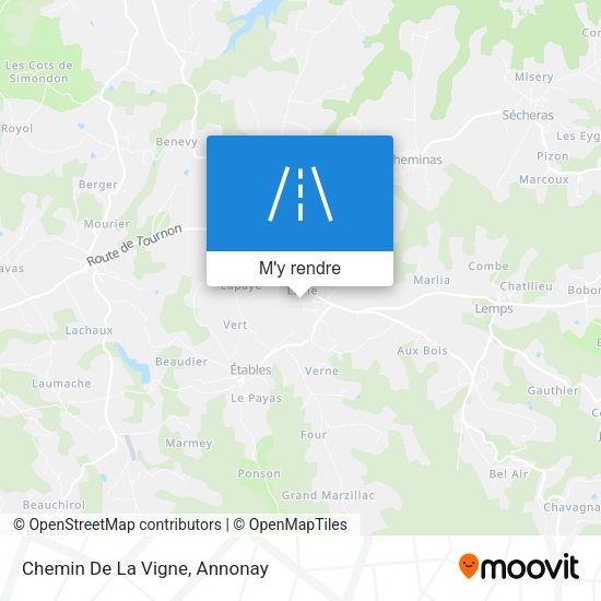Chemin De La Vigne plan