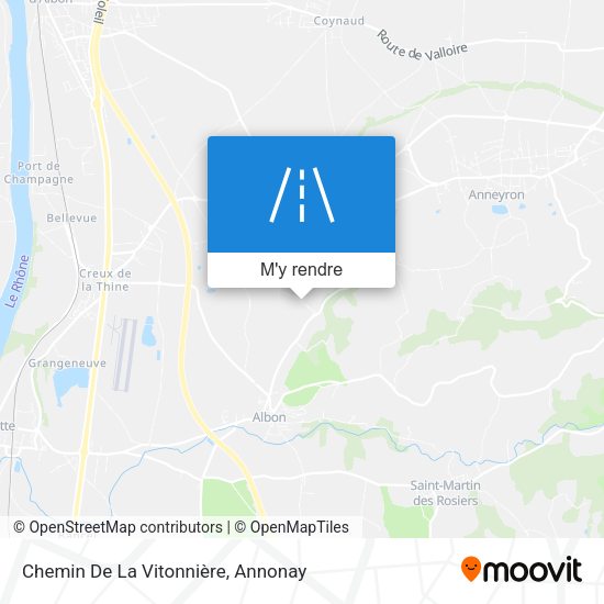 Chemin De La Vitonnière plan