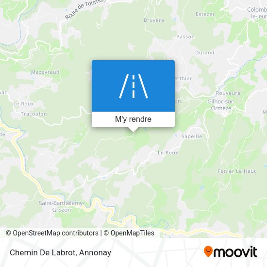 Chemin De Labrot plan