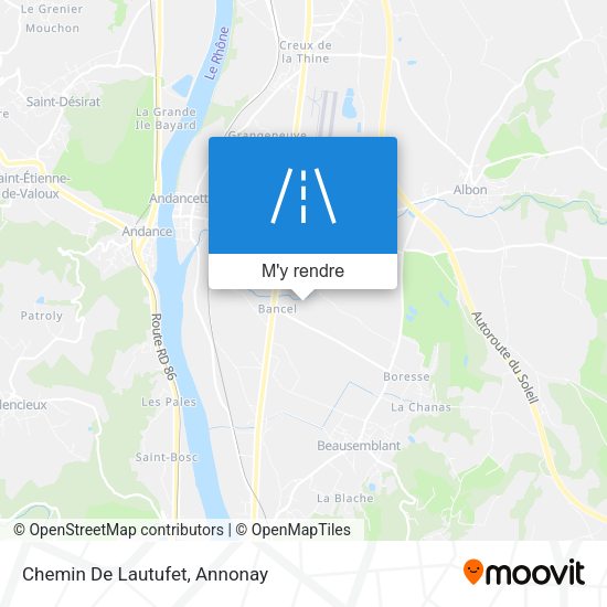 Chemin De Lautufet plan